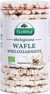 Bezlepkové vícezrnné vafle bez soli BIO 100 g EKOWITAL